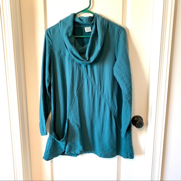ET’ LOIS Cowl Neck “Helia” Tunic Blouse—SZ. XS - Picture 8 of 15